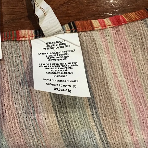 Becca Swim Wear - cover up plus INC blouse - Picture 6 of 8